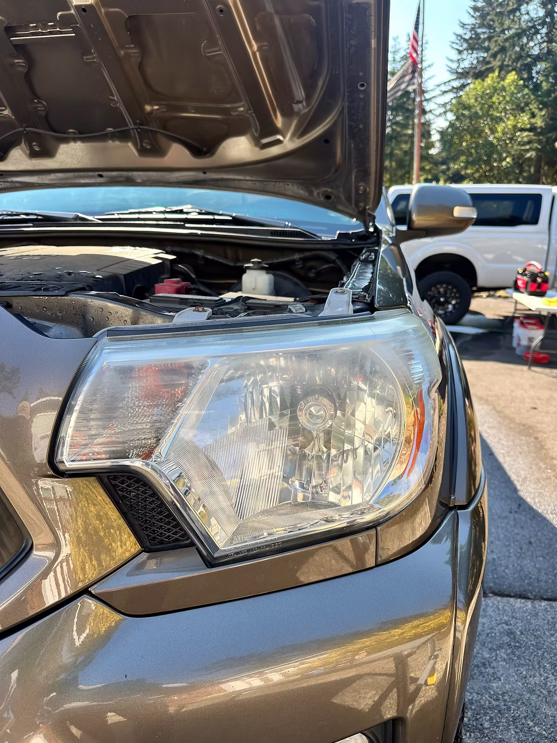 Headlight Restoration before detailing