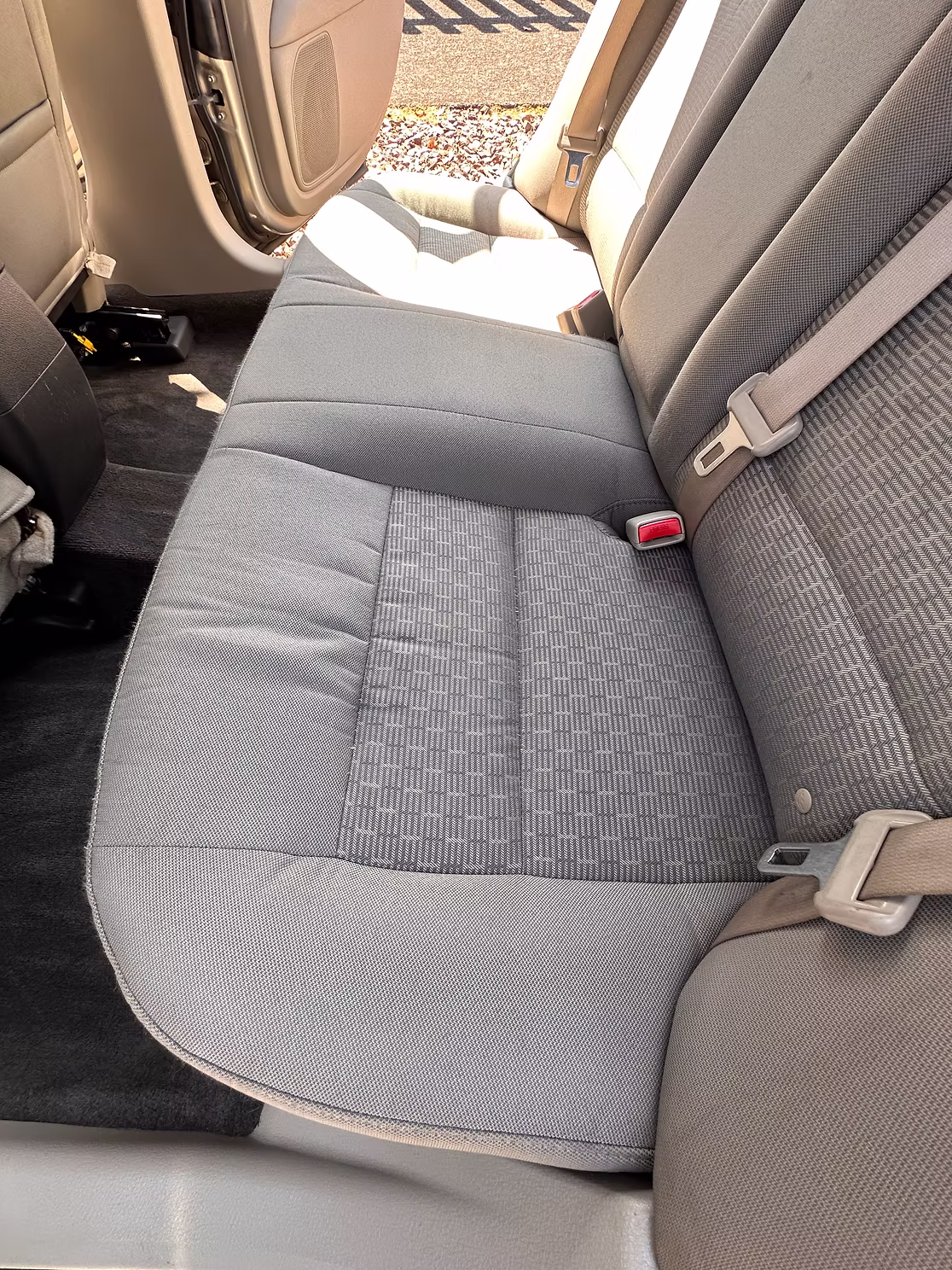 Seat Stain Removal after detailing