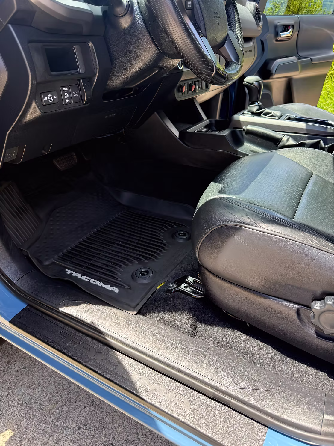 Interior Detail · Toyota Tacoma after detailing